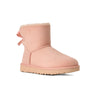 Women's UGG Mini Bailey Bow II Beige Blush (1016501-BGB)