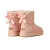 Women's UGG Mini Bailey Bow II Beige Blush (1016501-BGB)