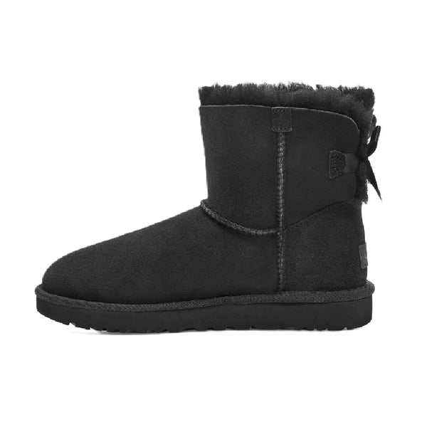 Women's UGG Mini Bailey Bow II Black (1016501-BLK)