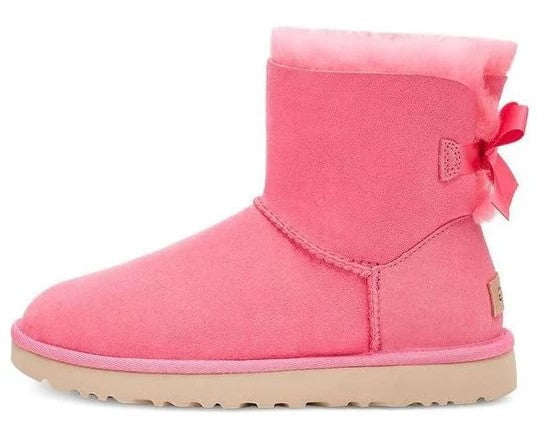 Women's UGG Mini Bailey Bow II Neon Pink (1016501-PKRS)