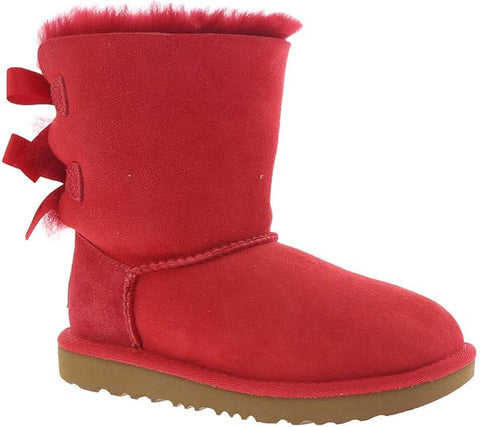 Big & Little Kid UGG Bailey Bow II Ribbon Red (1017394K-RBRD)