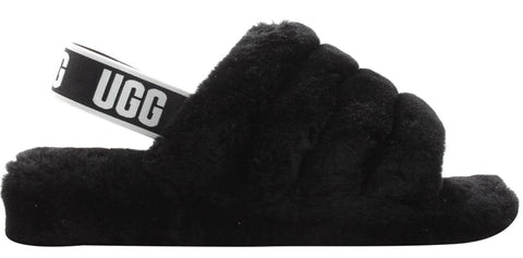 Women's UGG Fluff Yeah Slide Black (1095119BLK)