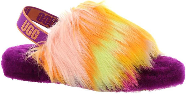 Big & Little Kid's UGG Fluff Yeah Slide TIE DYE BYLC (1120033kBYLC)