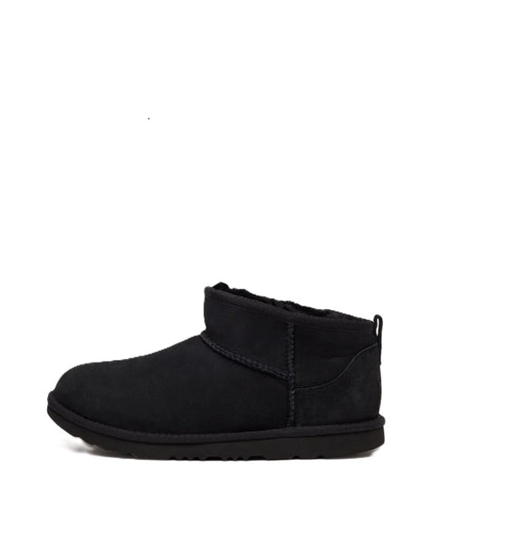 Little Kid's UGG Classic Ultra Mini Black (1130750K-BLK)