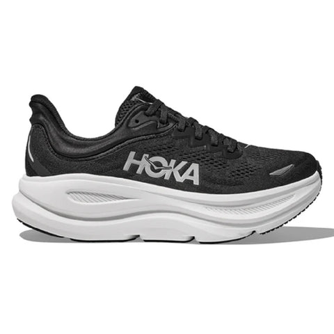 Women's HOKA Bondi 9 Black/White (1162012-BWHT)