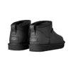 Women's UGG Classic Ultra Mini Leather Boot Black (1174210-BLK)