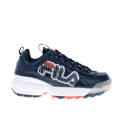 Men's Fila Disruptor II Graphic Fila Navy/White/Fila Red (1FM00699 422)