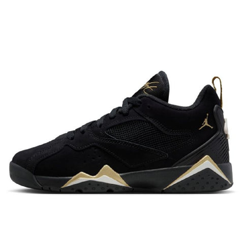 Big Kid's Jordan MVP 92 Black/Metallic Gold-Sail (HQ4427 007)