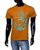 Men's A. Tiziano Copper Jeremy Short Sleeve Jersey Graphic Crew T-Shirt
