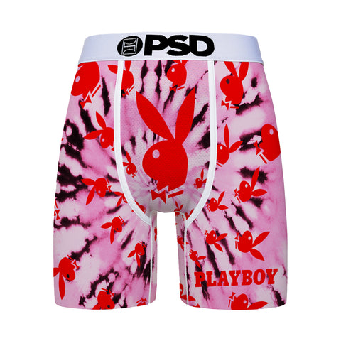Men's PSD PB Spiral Bunny Pink Boxer Briefs