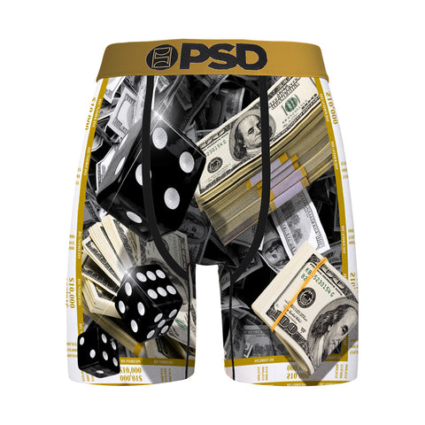Men's PSD Money Game Black Boxer Briefs