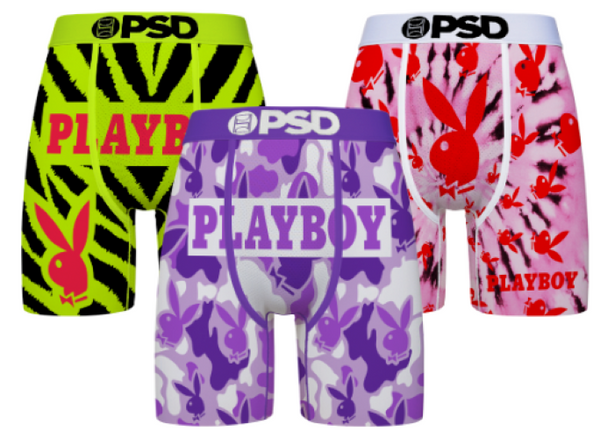Men's PSD PB Bright Multi 3-Pack Boxer Briefs