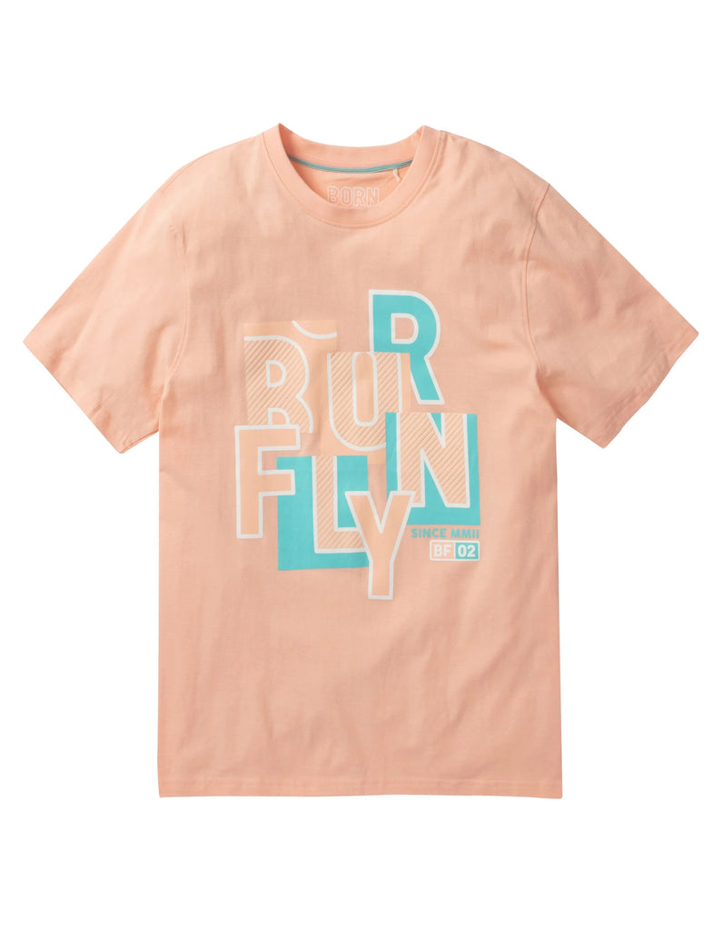 Men's Born Fly Silver Sprung Salmon Tee