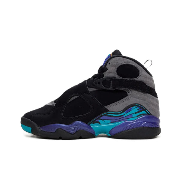 Big Kid's Jordan 8 Retro Black/Multi-Color (305368 006)