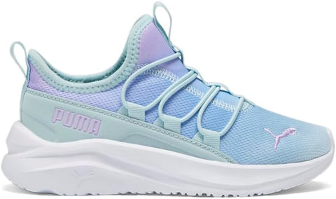 Little Kid's Puma One4All Slip On Aurora Turquoise Surf-Vivid Violet (310262 01)