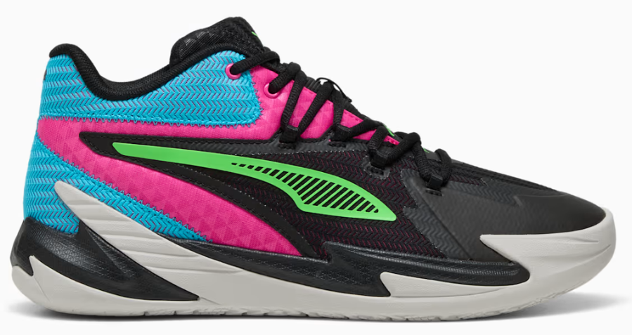 Men's Puma Dagger Puma Black-Fluro Pink Pes (311353 01)