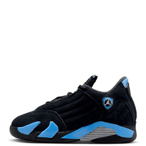 Little Kid's Jordan 14 Retro Black/White-University Blue (312092 007)