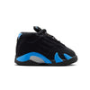Toddler's Jordan 14 Retro Black/White-University Blue (312093 007)