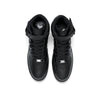 Big Kid's Nike Air Force 1 Mid Black/Black (314195 004)