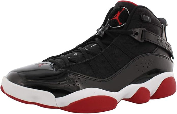 Men's Jordan 6 Rings Black/Varsity Red-White (322992 062)