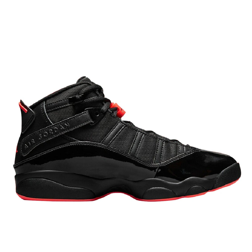 Men's Jordan 6 Rings Black/Infrared 23-Black (322992 066)