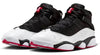 Men's Jordan 6 Rings Black/University Red-White (322992 067)