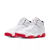 Men's Jordan 6 Rings White/University Red-Black (322992 160)