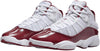 Men's Jordan 6 Rings White/Team Red (322992 165)