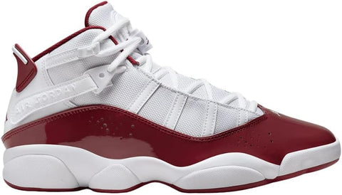 Men's Jordan 6 Rings White/Team Red (322992 165)