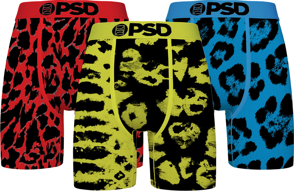 Men's PSD Animal Instinct Multi 3-Pack Boxer Briefs