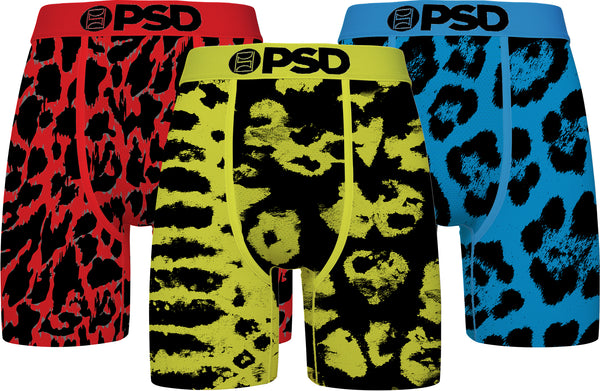 Men's PSD Animal Instinct Multi 3-Pack Boxer Briefs