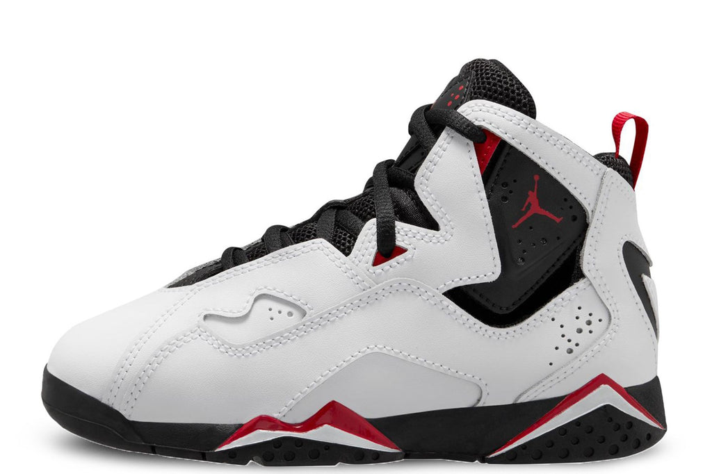 Little Kid's Jordan True Flight White/Varsity Red-Black (343796 160)