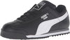 Big Kid's Puma Roma Basic JR Black-White-Puma Silver (354259 01)