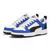Big Kid's Puma Rebound Layup Lo SL JR Puma White-Black-Sapphire (370490 19)