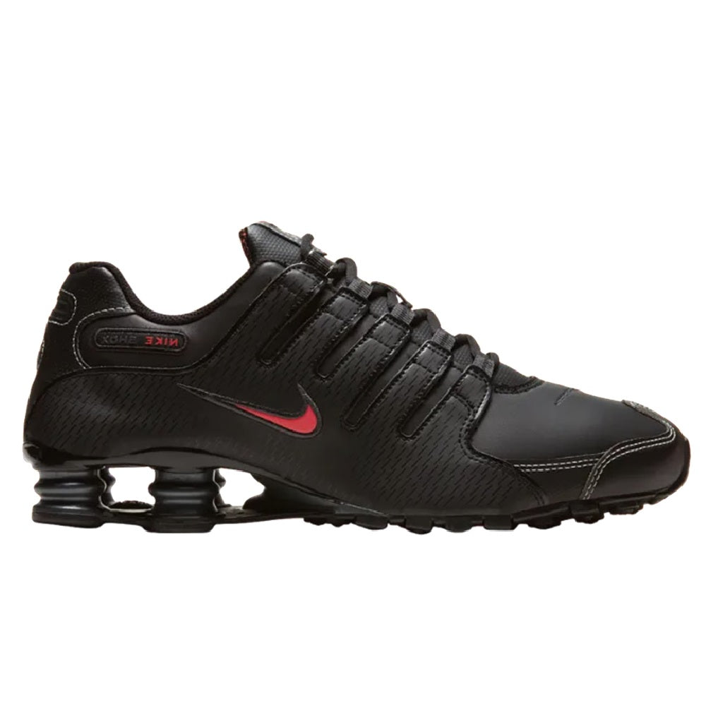 Men's Nike Shox NZ Black/Varsity Red-White (378341 017)