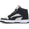 Men's Puma Rebound Layup Nubuck Cool Light Grey-Black-White (381277 07)