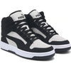 Men's Puma Rebound Layup Nubuck Cool Light Grey-Black-White (381277 07)