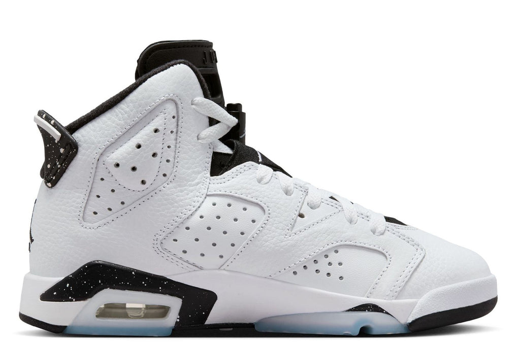 Big Kid's Jordan 6 Retro White/Black (384665 112)