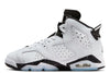 Big Kid's Jordan 6 Retro White/Black (384665 112)