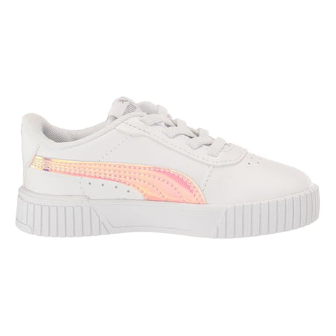 Toddler's Puma Carina 2.0 Holo AC Puma White-Puma Silver (387989 01)