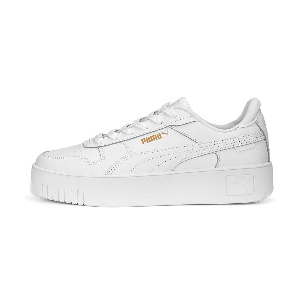 Women's Puma Carina Street Puma white-Puma White-Gold (389390 01)