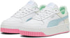 Women's Puma Carina Street White/Turquoise Surf-Silver (389390 21)