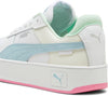 Women's Puma Carina Street White/Turquoise Surf-Silver (389390 21)