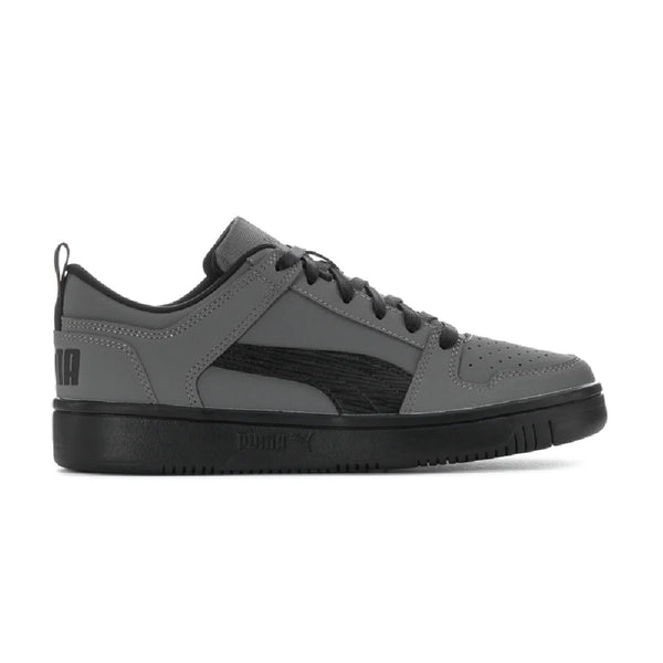 Big Kid's Puma Rebound Layup Lo NBK JR Cool Dark Gray-Black-Black (391772 02)