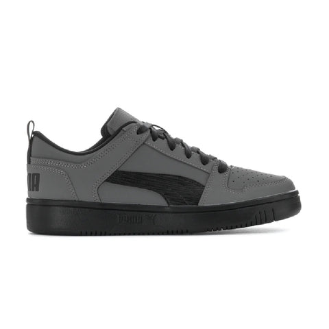 Big Kid's Puma Rebound Layup Lo NBK JR Cool Dark Gray-Black-Black (391772 02)