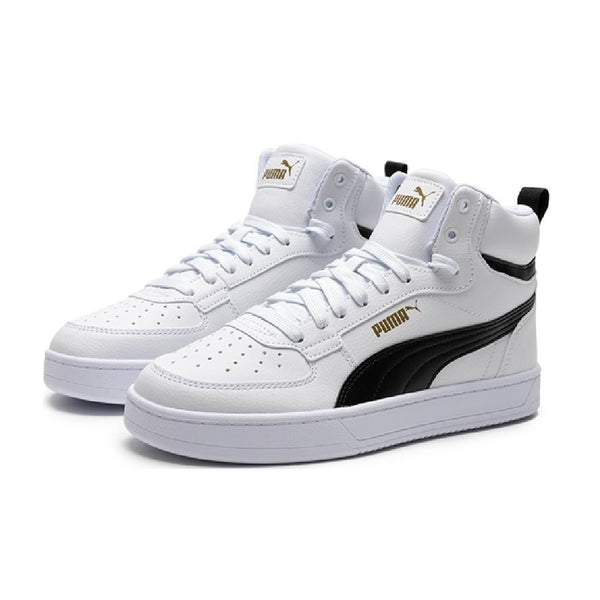 Men's Puma Caven 2.0 Mid Puma White-Puma Black-Gold (392291 03)