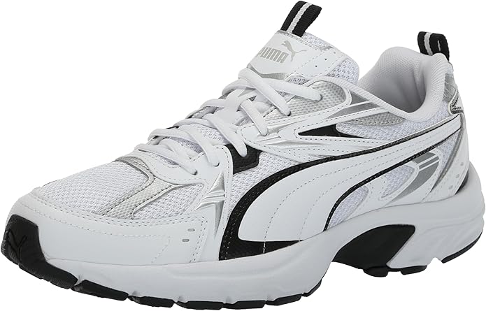 Men's Puma Milenio Tech Puma White-Puma Black-Silver (392322 01)