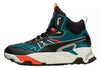 Men's Puma Trinity Mid Hybrid Green-Black-Gray-Redmazing (392327 05)