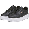 Big Kid's Puma Carina Street Jr Black-Black-Rose-Gold-White (393846 02)