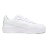 Little Kid's Puma Carina Street Puma White-Puma White-Puma Gold (393847 01)
